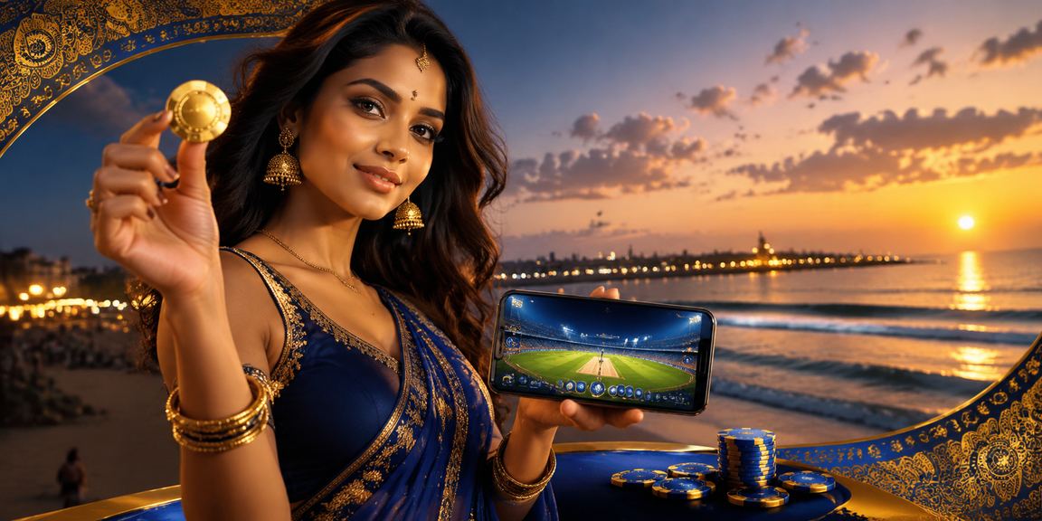 Live casino dealer welcoming Indian users on mobile